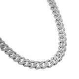 10MM CUBAN CHAIN VVS MOISSANITE - S925 SILVER - STATEMENT POWER PIECE