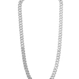 10MM CUBAN CHAIN VVS MOISSANITE - S925 SILVER - STATEMENT POWER PIECE