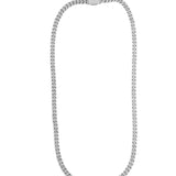 6MM CUBAN CHAIN VVS MOISSANITE - S925 SILVER - SLEEK PREMIUM DESIGN