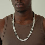 12MM CUBAN CHAIN VVS MOISSANITE - ELITE STATUS SYMBOL