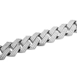 20MM CUBAN BRACELET LAB GROWN DIAMOND - PINNACLE ACHIEVEMENT SYMBOL