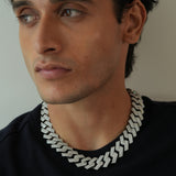 20MM CUBAN CHAIN LAB GROWN DIAMOND - PINNACLE ACHIEVEMENT SYMBOL