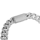 18MM CUBAN CHAIN VVS MOISSANITE - S925 SILVER - MAXIMUM IMPACT LUXURY