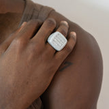 SQUARE LAB-GROWN DIAMOND RING - FORTRESS COLLECTION