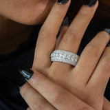 ROUND MOISSANITE RING - ELEGANCE COLLECTION