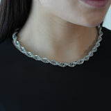 FULLY ICED ROPE CHAIN - MOISSANITE - DOMINATOR COLLECTION