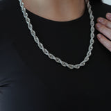 FULLY ICED ROPE CHAIN - MOISSANITE - DOMINATOR COLLECTION