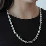 CLASSIC ROPE CHAIN - MOISSANITE - PREMIUM COLLECTION