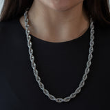 FULLY ICED ROPE CHAIN - MOISSANITE - DOMINATOR COLLECTION
