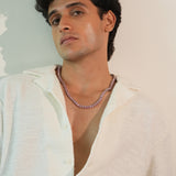 PINK VVS MOISSANITE TENNIS CHAIN – BLUSH FIRE COLLECTION