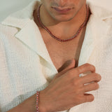 RED VVS MOISSANITE TENNIS CHAIN – FIRE STONE COLLECTION