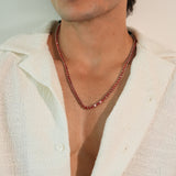 RED VVS MOISSANITE TENNIS CHAIN – FIRE STONE COLLECTION