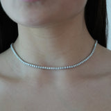 3MM VVS MOISSANITE TENNIS CHAIN - BALANCE COLLECTION