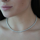3MM VVS MOISSANITE TENNIS CHAIN - BALANCE COLLECTION