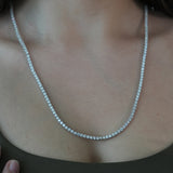 3MM VVS MOISSANITE TENNIS CHAIN - BALANCE COLLECTION