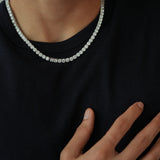 5MM LAB GROWN DIAMOND TENNIS CHAIN – AUTHORITY COLLECTION