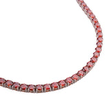RED VVS MOISSANITE TENNIS CHAIN – FIRE STONE COLLECTION