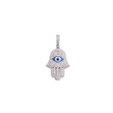 HAMSA EVIL EYE PENDANT LAB - GROWN DIAMOND – DIVINE SHIELD IN 14K SOLID GOLD