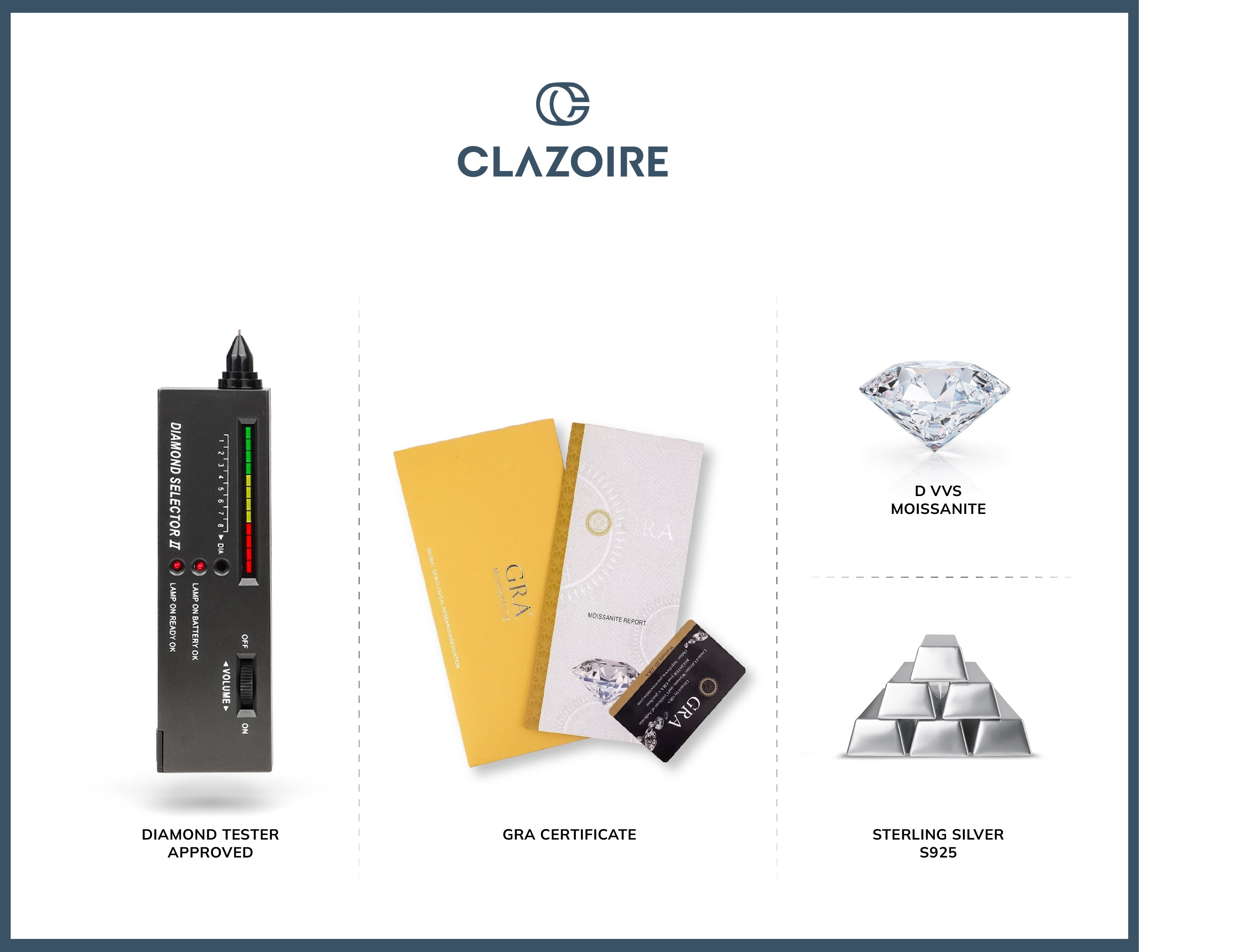 15mm Pig Nose Cuban chain in VVS moissanite, S925 silver – iconic statement design by Clazoire