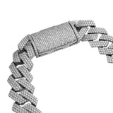 20MM CUBAN CHAIN VVS MOISSANITE - S925 SILVER - ULTIMATE LEGACY PIECE