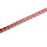 RED VVS MOISSANITE TENNIS BRACLET – EMERALD FIRE COLLECTION