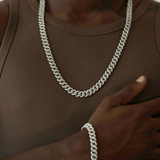 10MM CUBAN CHAIN LAB GROWN DIAMOND - AUTHORITY LUXURY