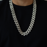 20MM CUBAN CHAIN LAB GROWN DIAMOND - PINNACLE ACHIEVEMENT SYMBOL
