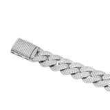 14MM CUBAN BRACELET LAB GROWN DIAMOND - LEGENDARY STATUS SYMBOL