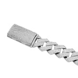 20MM CUBAN BRACELET VVS MOISSANITE - S925 SILVER - ULTIMATE LEGACY PIECE
