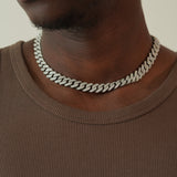 12MM CUBAN CHAIN VVS MOISSANITE - ELITE STATUS SYMBOL