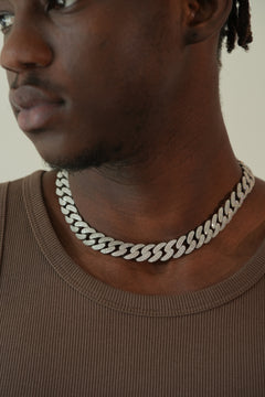 14MM CUBAN CHAIN VVS MOISSANITE - S925 SILVER - ULTIMATE POWER STATEMENT