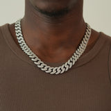 14MM CUBAN CHAIN LAB GROWN DIAMOND - LEGENDARY STATUS SYMBOL