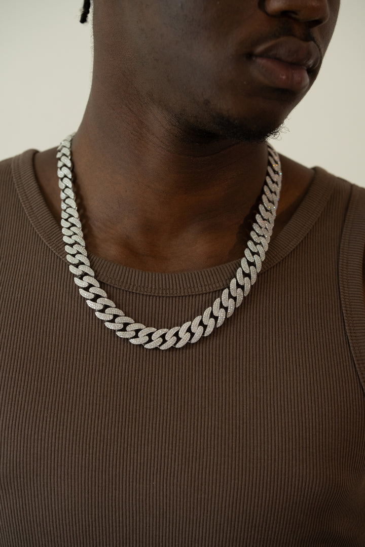 14MM CUBAN CHAIN LAB GROWN DIAMOND - LEGENDARY STATUS SYMBOL