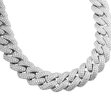14MM CUBAN CHAIN VVS MOISSANITE - S925 SILVER - ULTIMATE POWER STATEMENT