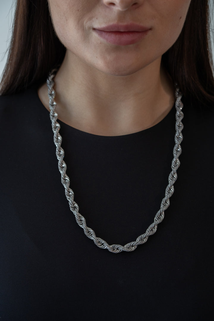FULLY ICED ROPE CHAIN - MOISSANITE - DOMINATOR COLLECTION