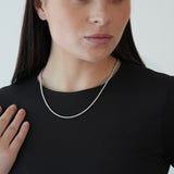 2MM VVS MOISSANITE TENNIS CHAIN - PRECISION COLLECTION