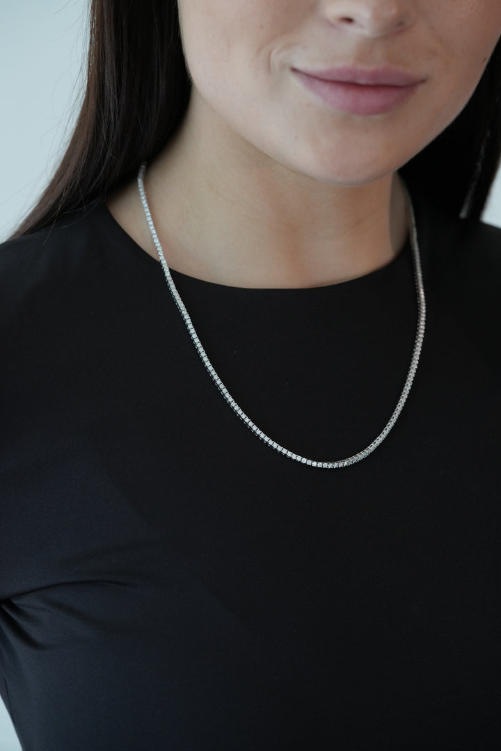 2MM LAB GROWN DIAMOND TENNIS CHAIN - PRECISION COLLECTION