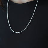 2MM VVS MOISSANITE TENNIS CHAIN - PRECISION COLLECTION