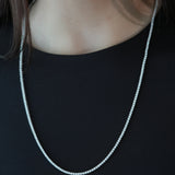 2MM VVS MOISSANITE TENNIS CHAIN - PRECISION COLLECTION