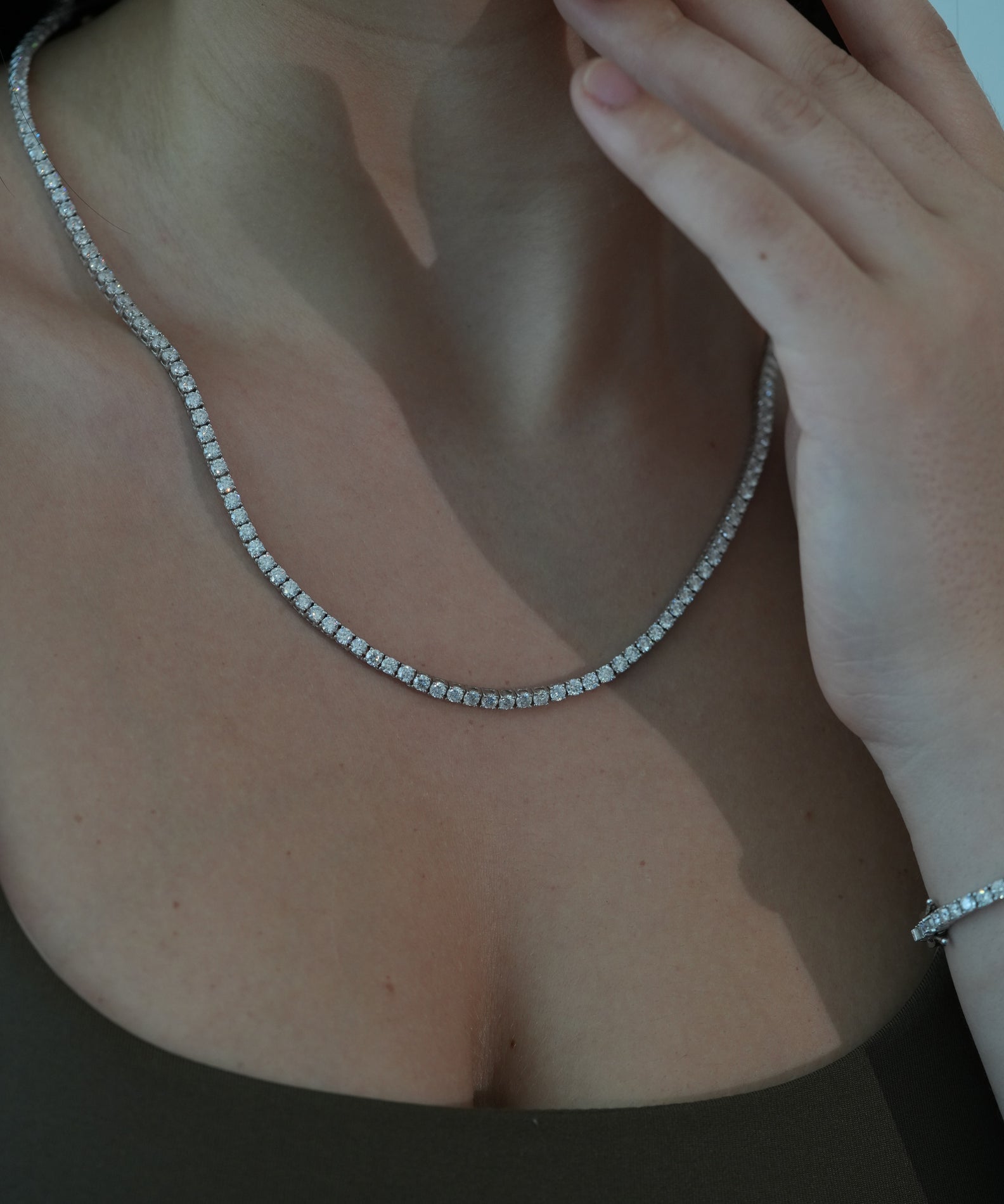 3MM LAB GROWN DIAMOND TENNIS CHAIN - BALANCE COLLECTION