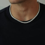 5MM VVS MOISSANITE TENNIS CHAIN – AUTHORITY COLLECTION