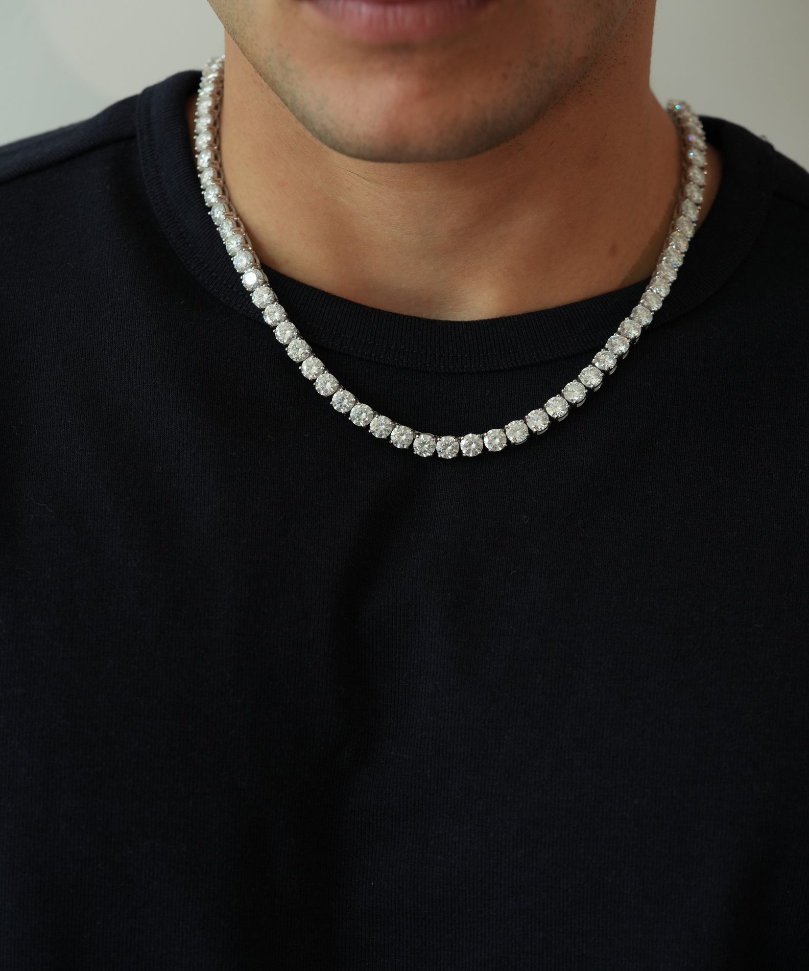 6MM VVS MOISSANITE TENNIS CHAIN – DOMINATION COLLECTION