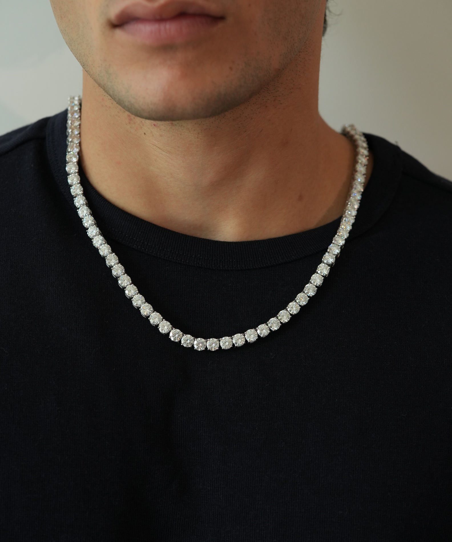 6MM VVS MOISSANITE TENNIS CHAIN – DOMINATION COLLECTION
