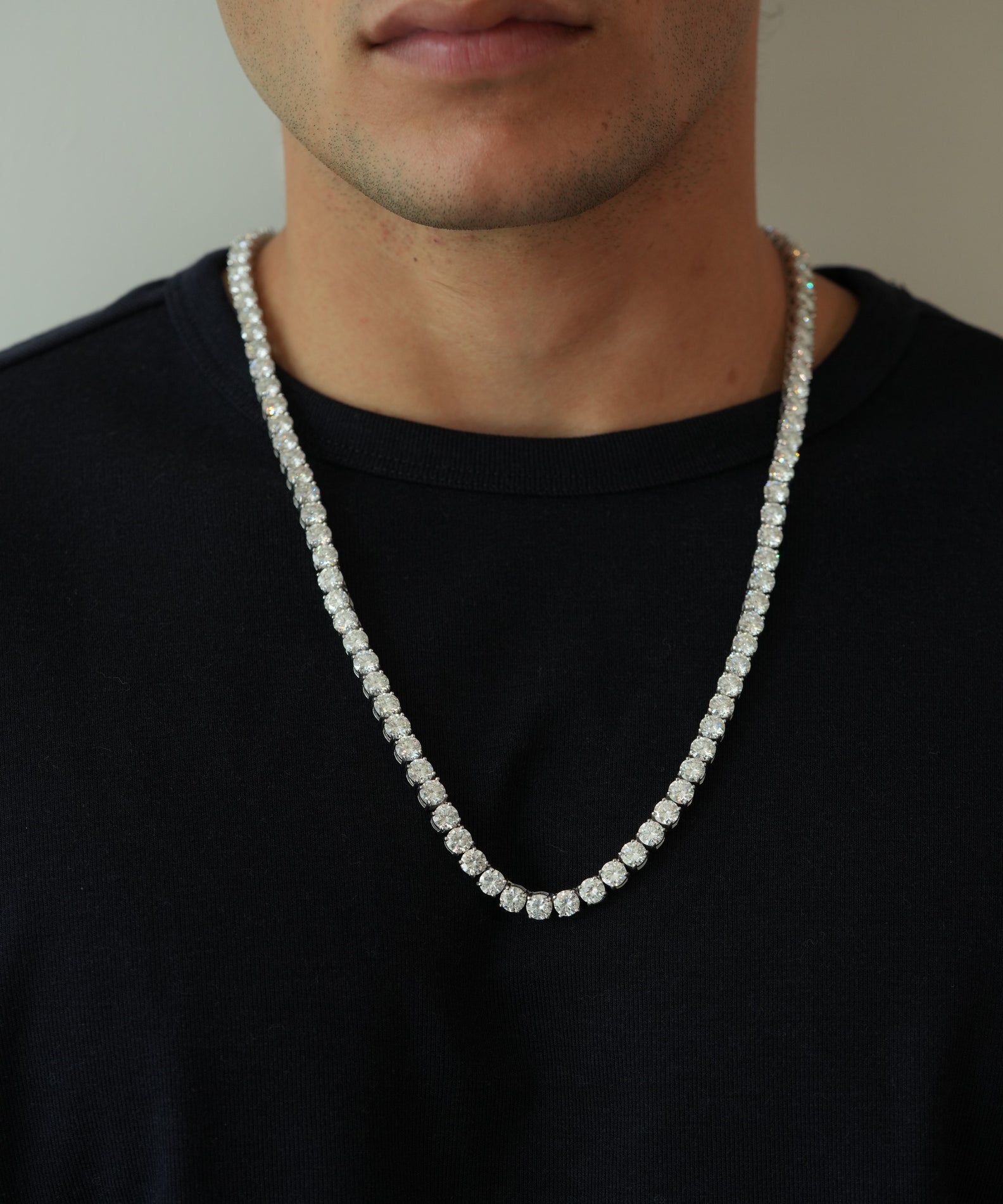 6MM VVS MOISSANITE TENNIS CHAIN – DOMINATION COLLECTION