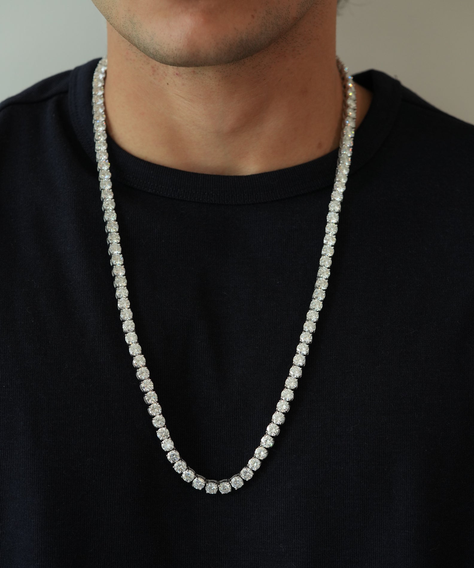 6MM VVS MOISSANITE TENNIS CHAIN – DOMINATION COLLECTION