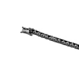BLACK VVS MOISSANITE TENNIS BRACELET – SHADOW FIRE COLLECTION