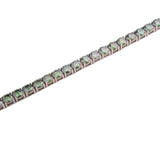 GREEN VVS MOISSANITE TENNIS BRACELET – EMERALD FIRE COLLECTION