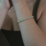 3MM VVS MOISSANITE TENNIS BRACELET - BALANCE COLLECTION