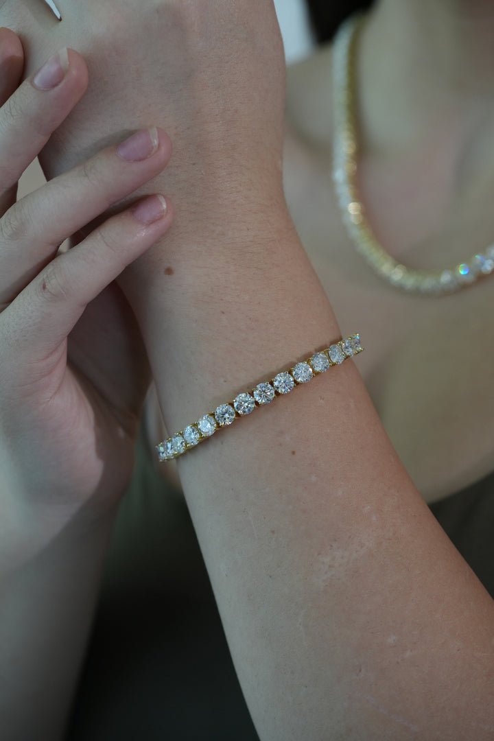 6MM VVS MOISSANITE TENNIS BRACELET – DOMINATION COLLECTION