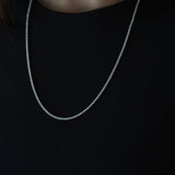 2MM VVS MOISSANITE TENNIS CHAIN - PRECISION COLLECTION
